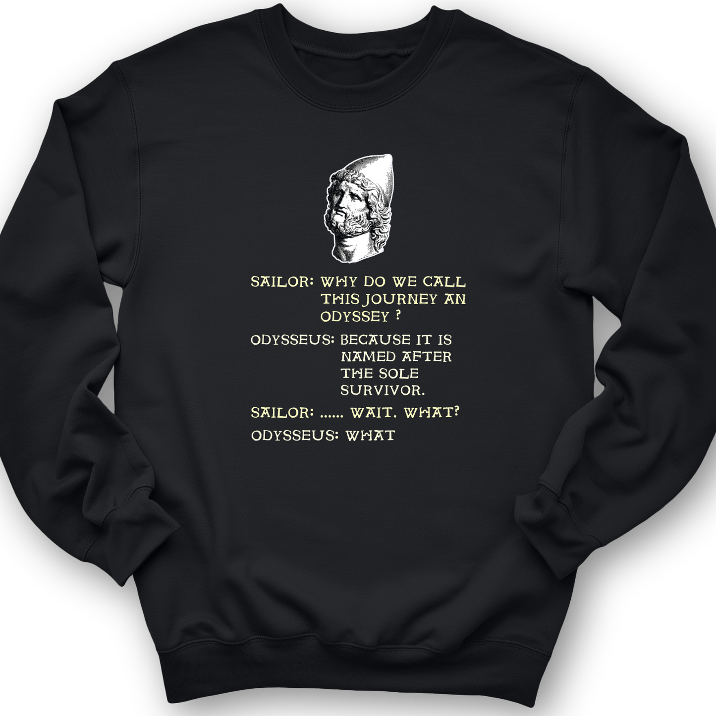Odyssey Crewneck Black / S