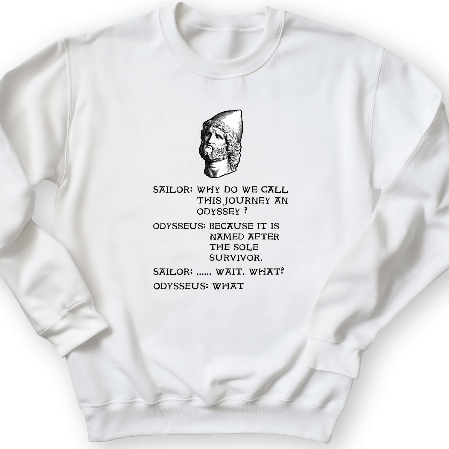 Odyssey Crewneck White / S