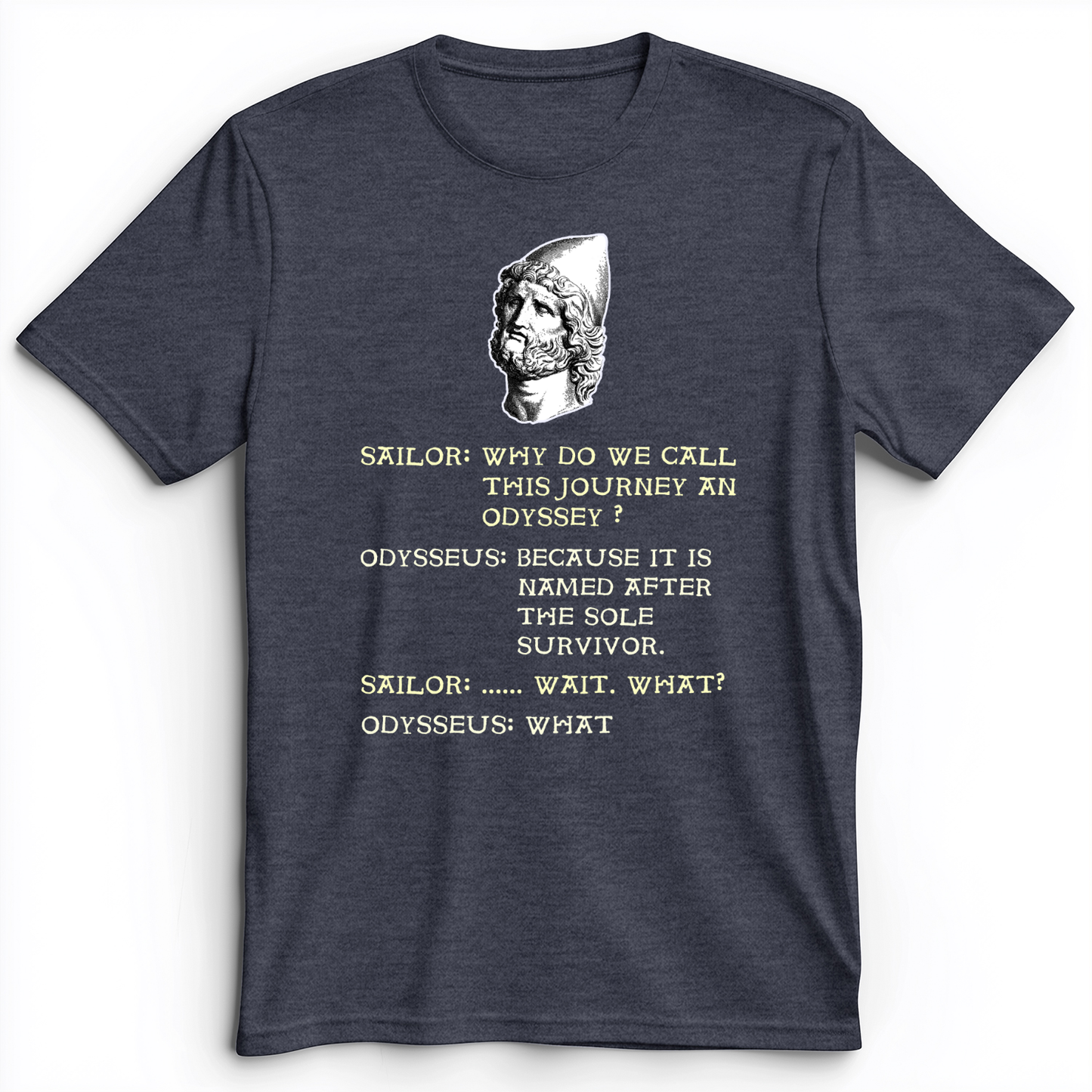 Odyssey Premium Tee Heather Navy / S