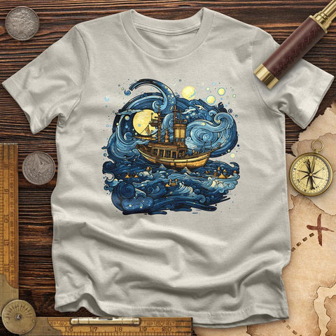 Oil Paint Ship T-Shirt