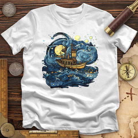 Oil Paint Ship T-Shirt