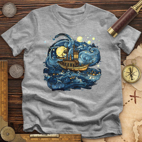 Oil Paint Ship T-Shirt