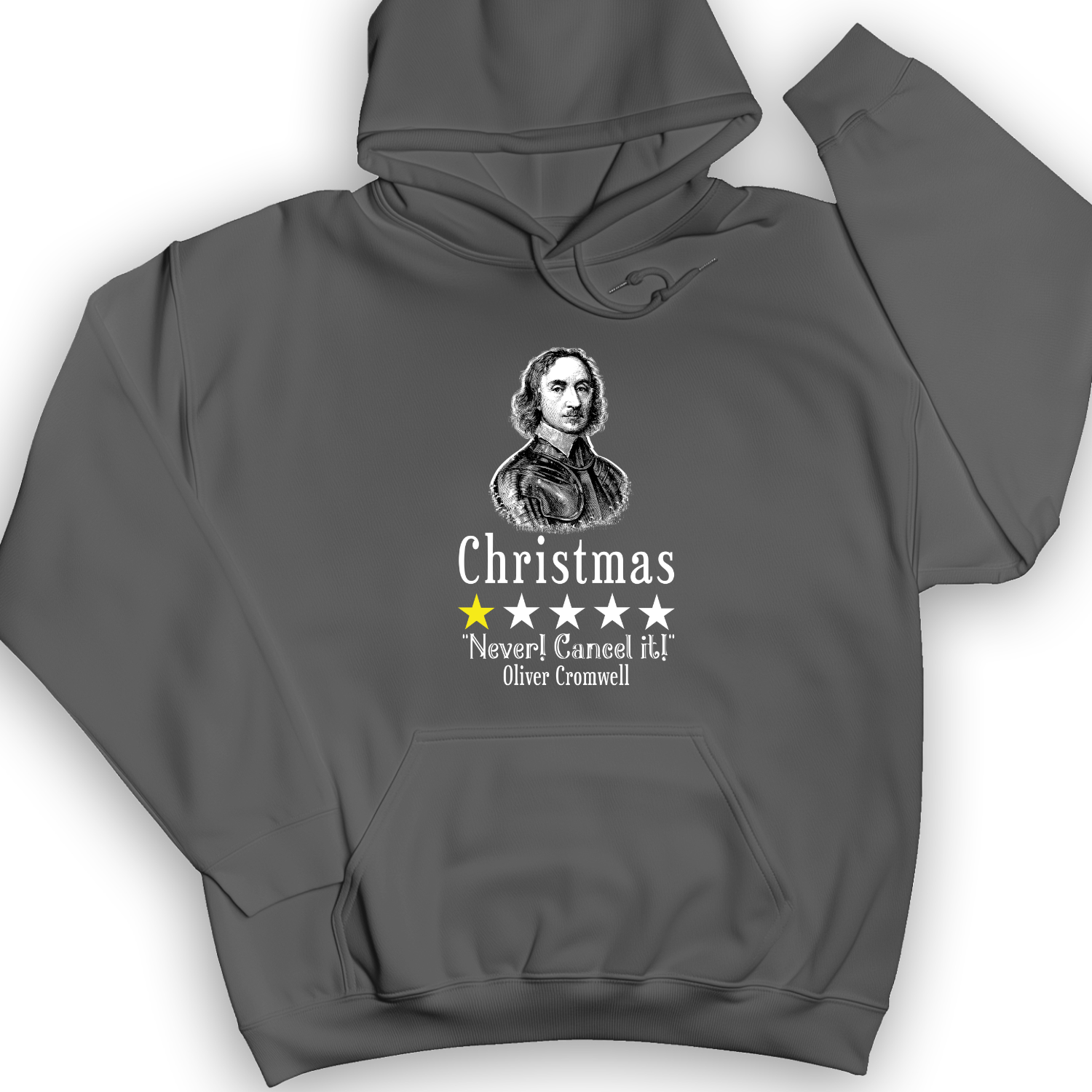 Oliver Cromwell Hoodie Charcoal / S