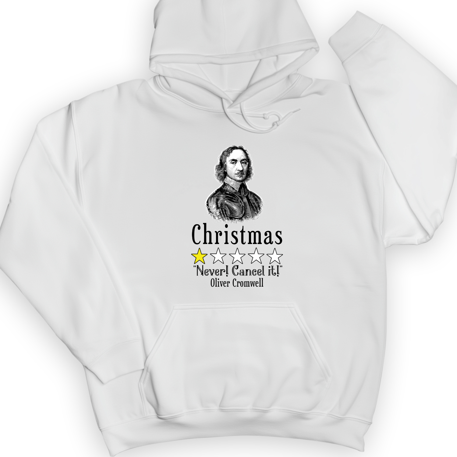 Oliver Cromwell Hoodie White / S