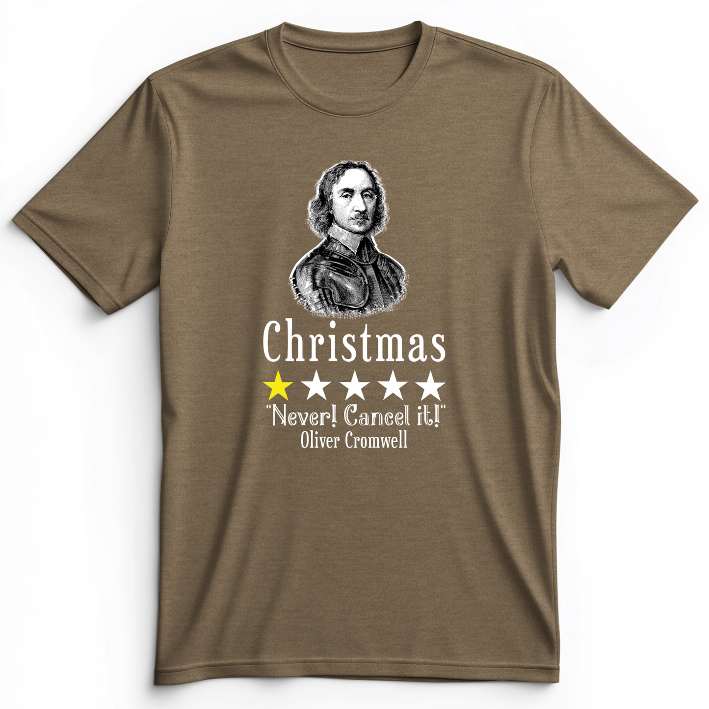 Oliver Cromwell Premium Tee Heather Olive / S