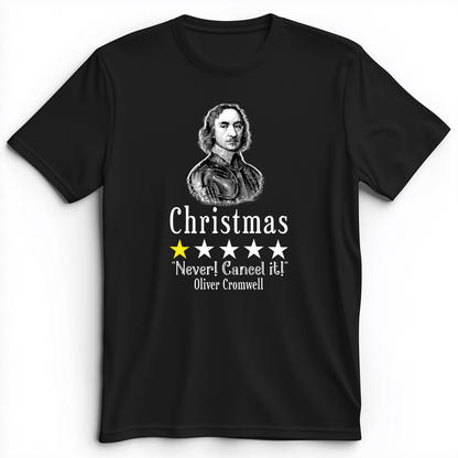 Oliver Cromwell Premium Tee Black / S