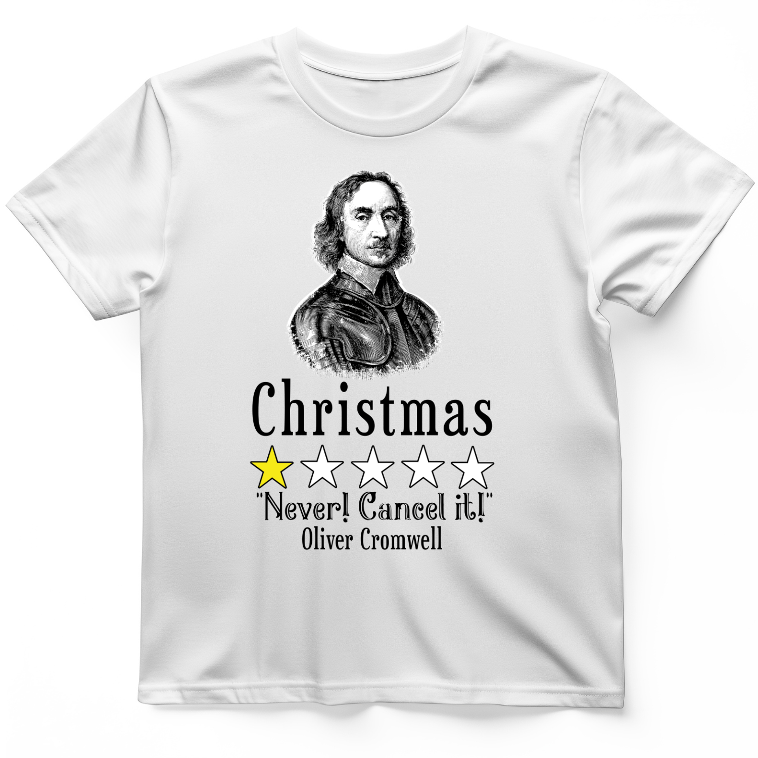 Oliver Cromwell T-Shirt White / S