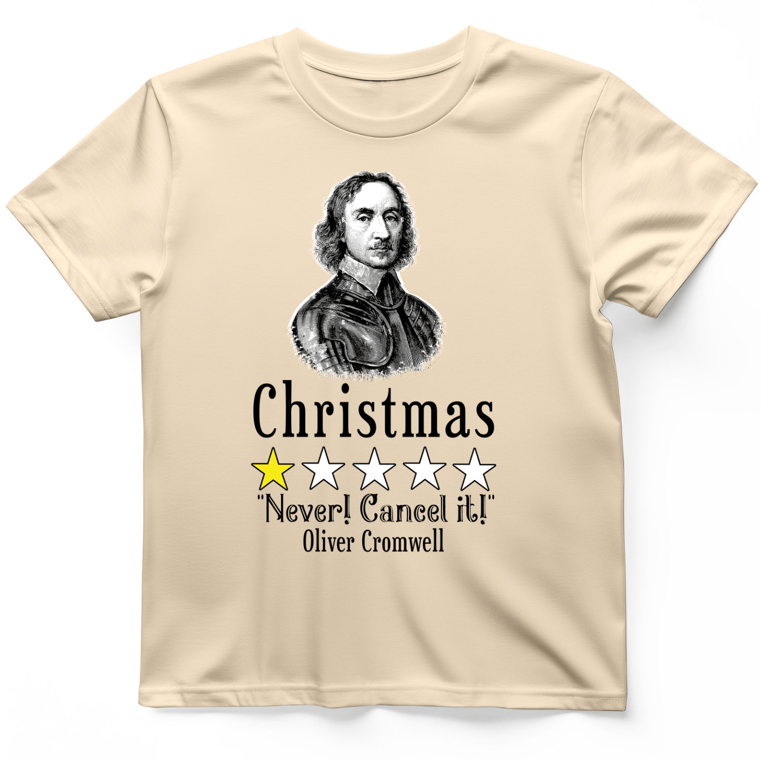 Oliver Cromwell T-Shirt Natural / S