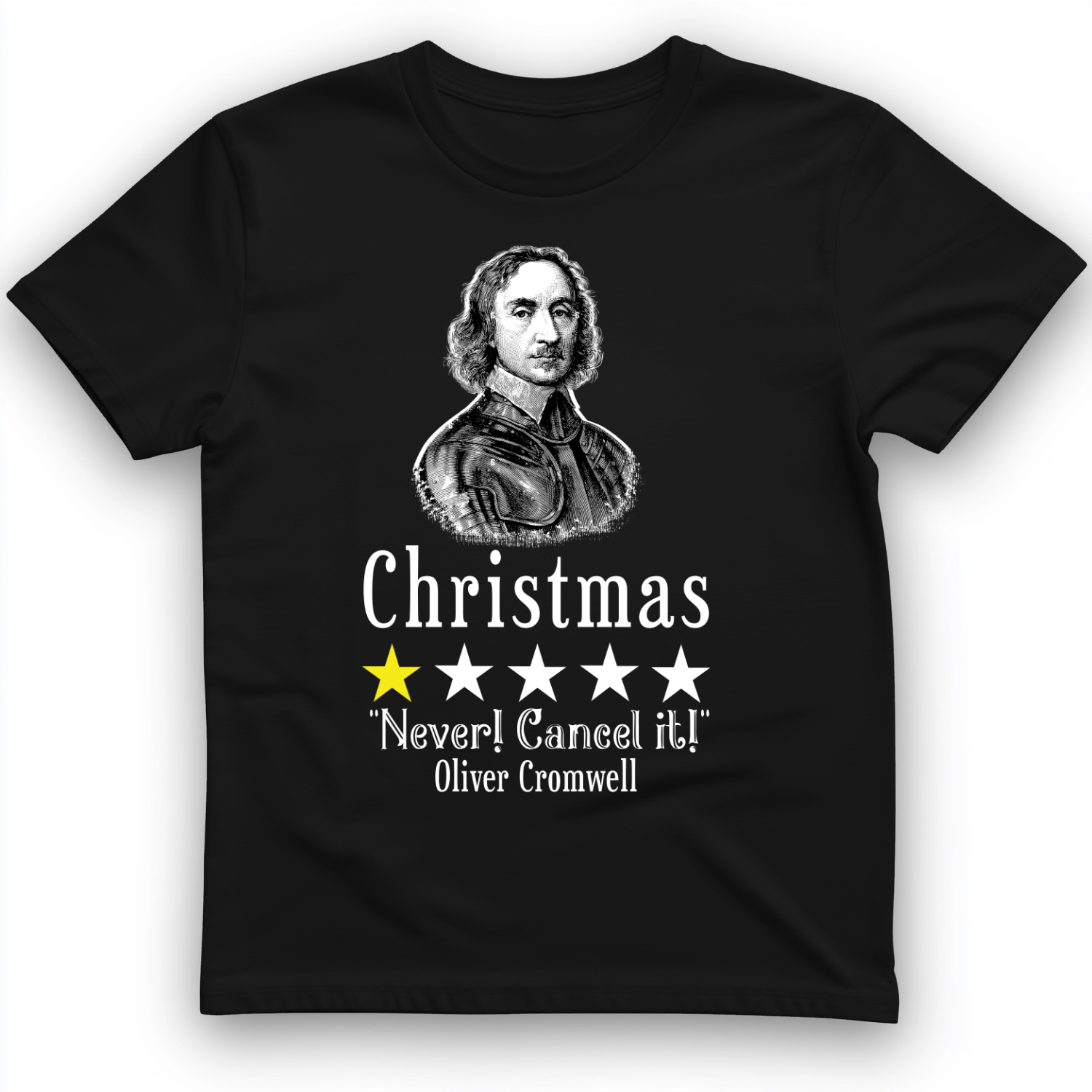 Oliver Cromwell T-Shirt Black / S