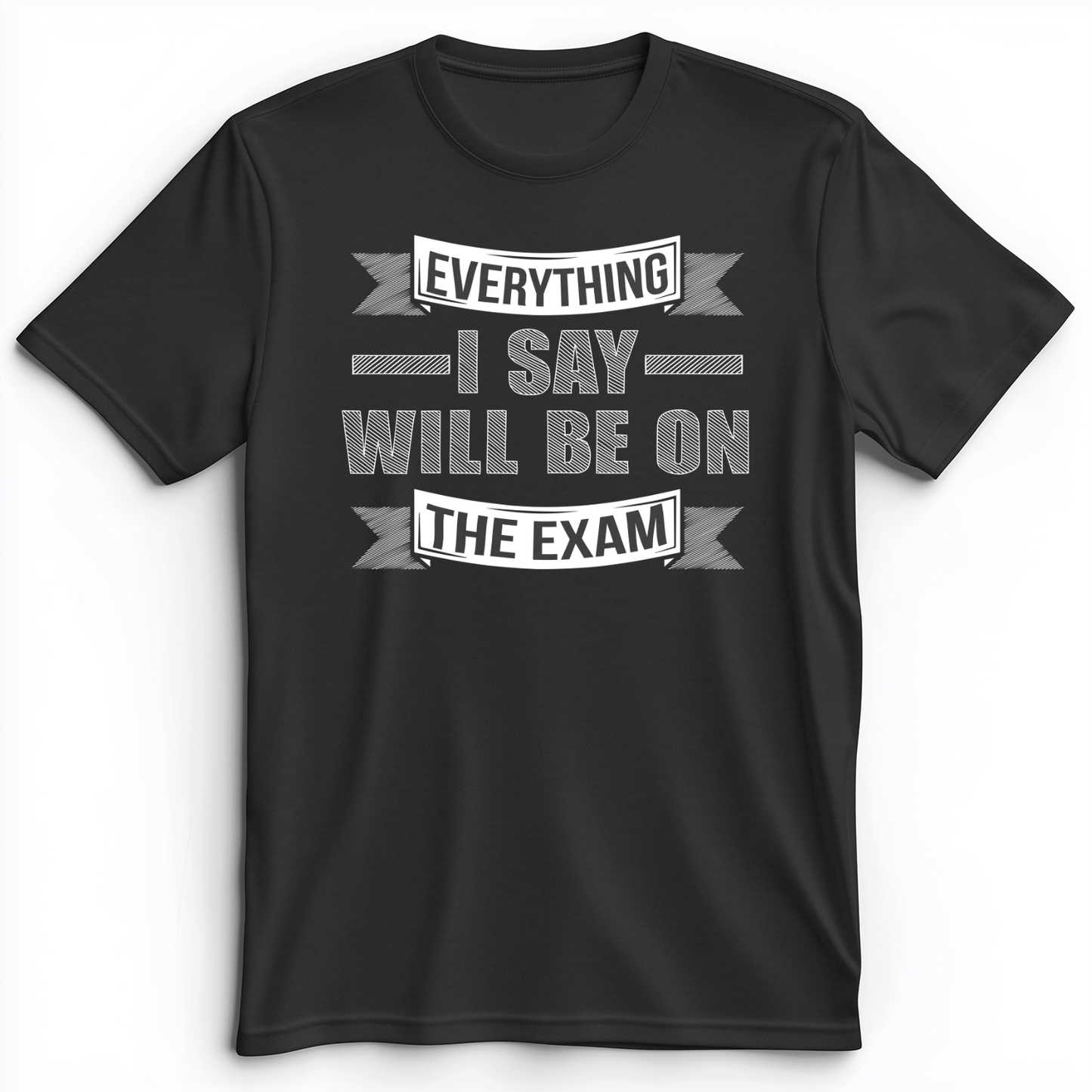 On The Exam Premium Tee Dark Grey Heather / S