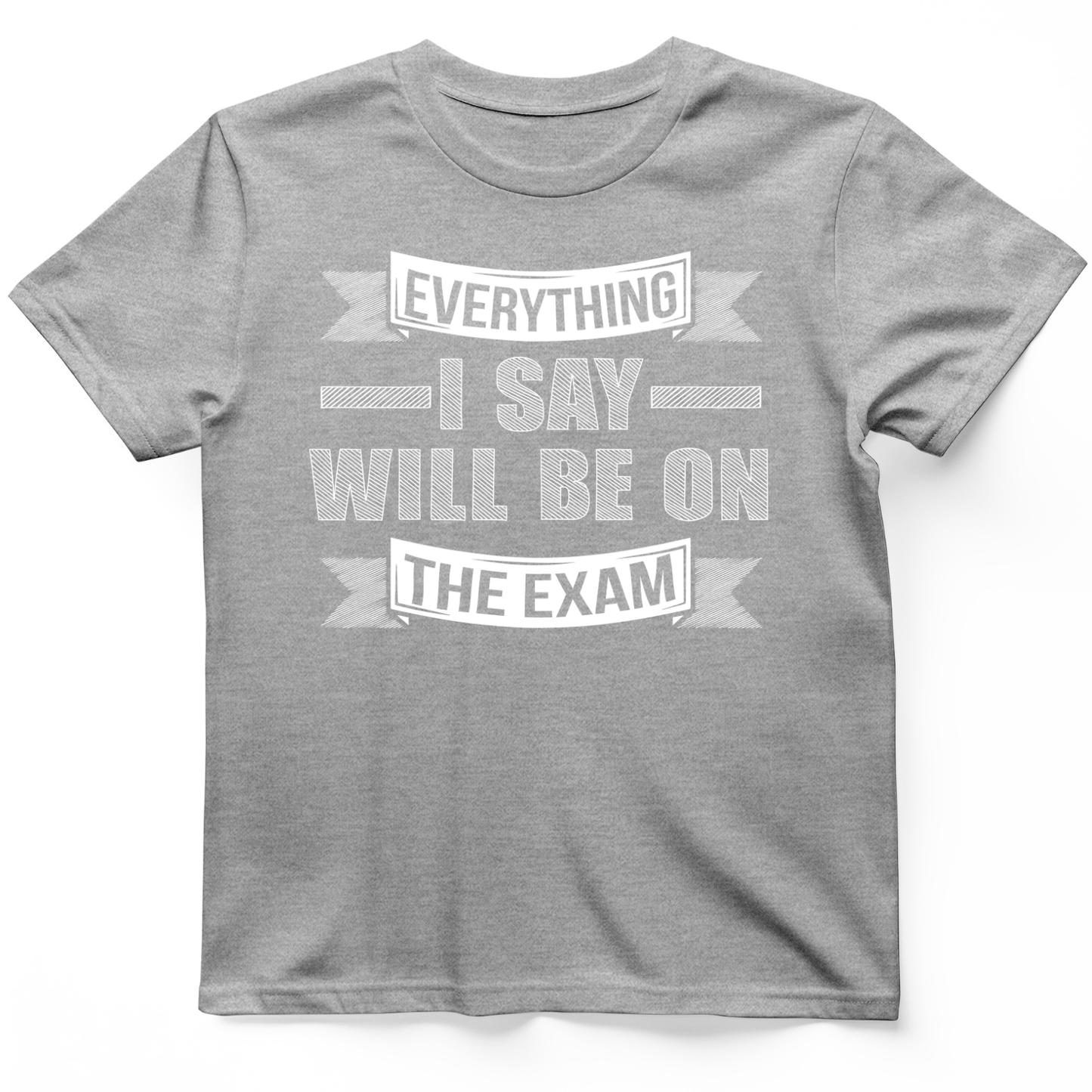 On the Exam T-Shirt Sport Grey / S