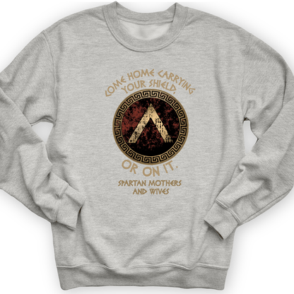 On Your Shield Crewneck Sport Grey / S