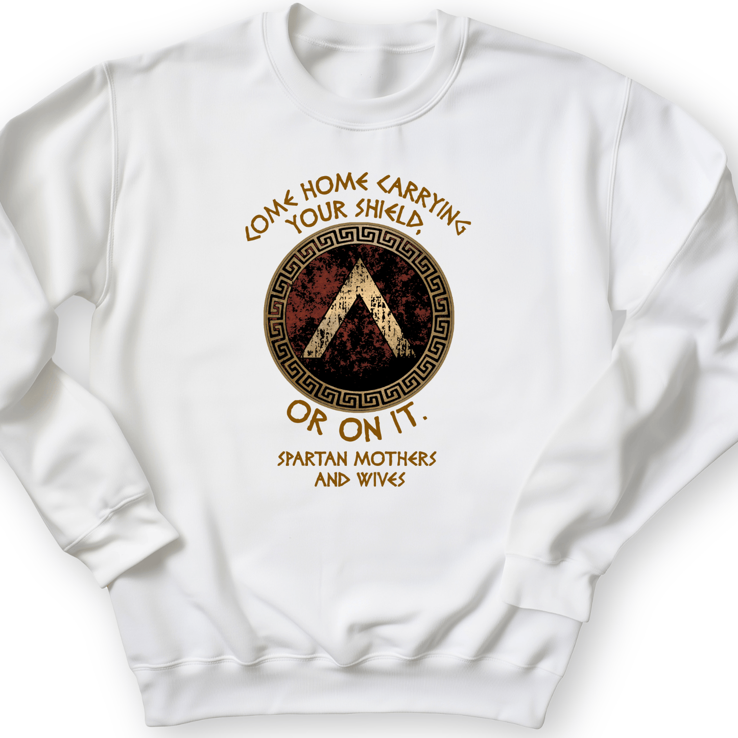 On Your Shield Crewneck White / S