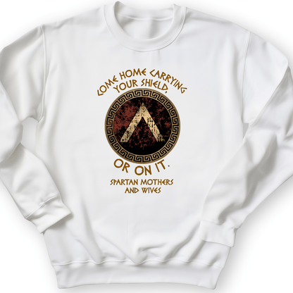 On Your Shield Crewneck White / S