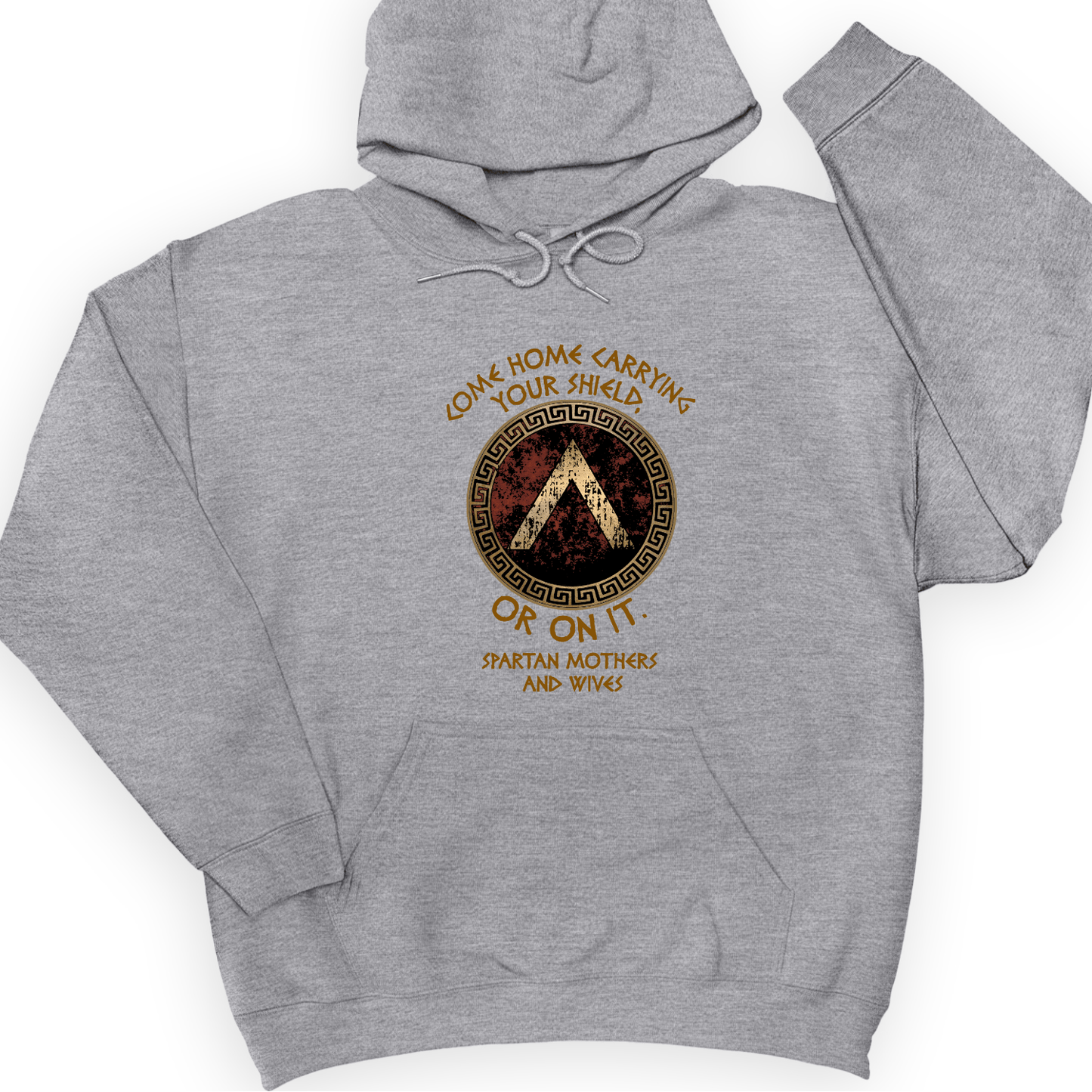 On Your Shield Hoodie Sport Grey / S