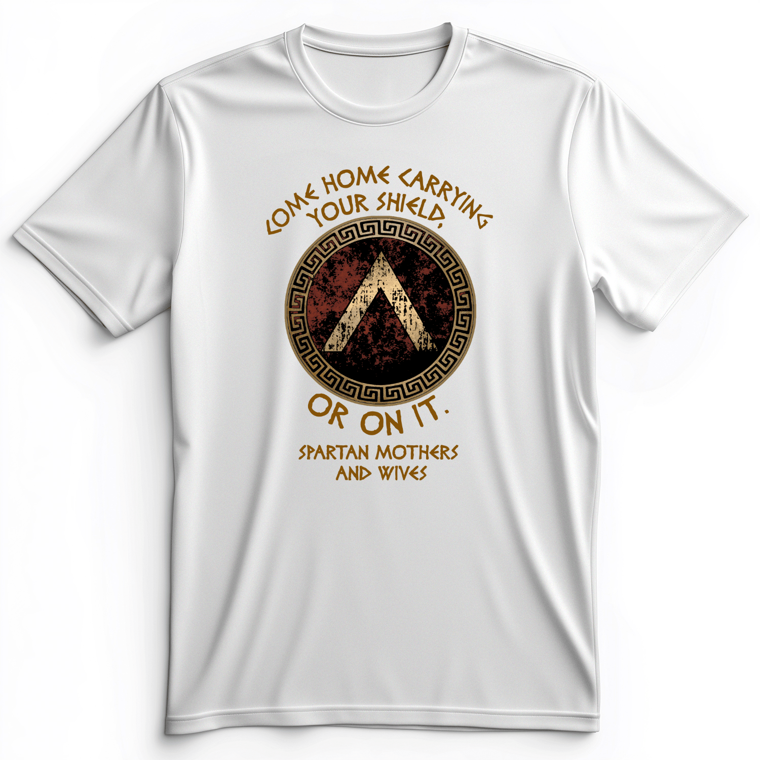 On Your Shield Premium Tee White / S