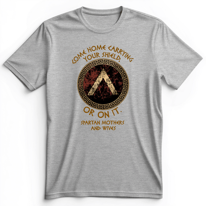 On Your Shield Premium Tee Athletic Heather / S