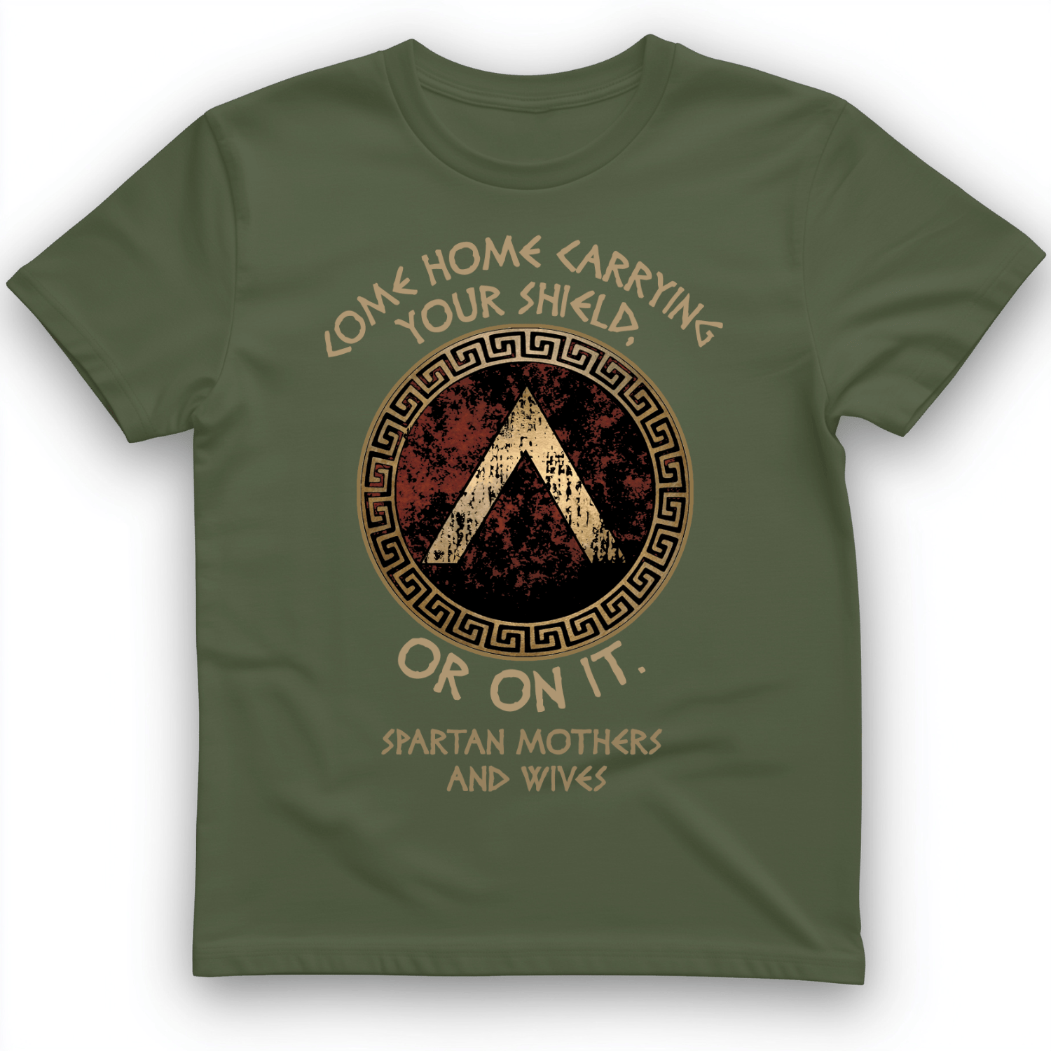 On Your Shield T-Shirt Military Green / S