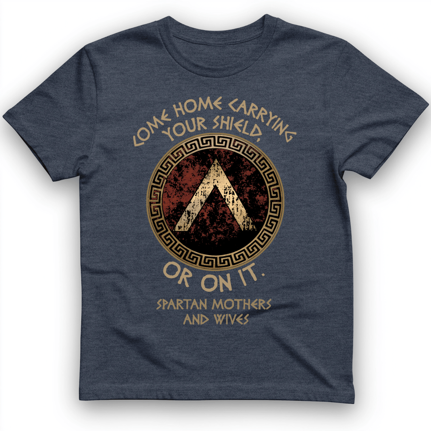 On Your Shield T-Shirt Heather Navy / S