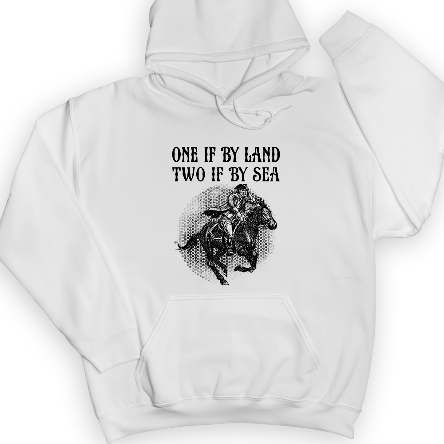 One If By Land Hoodie White / S