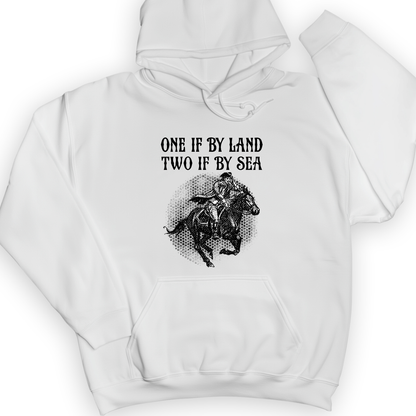One If By Land Hoodie White / S