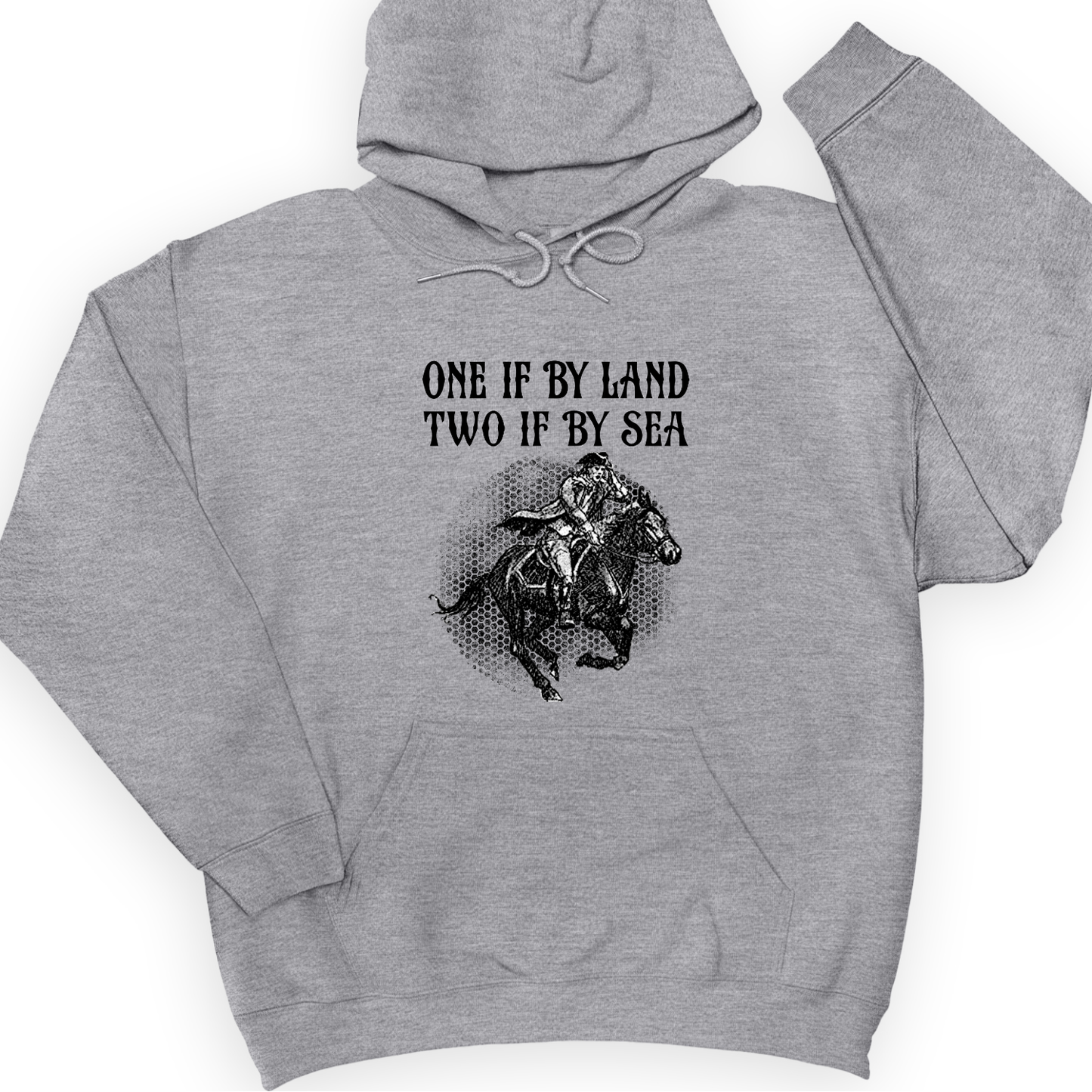 One If By Land Hoodie Sport Grey / S