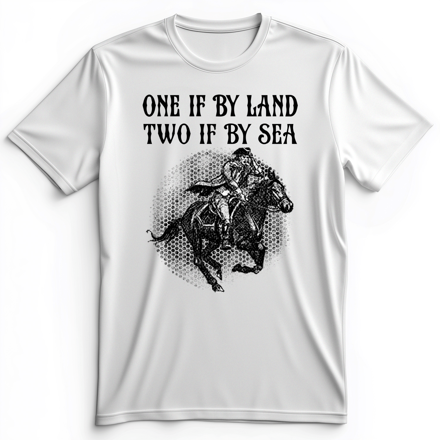 One If By Land Premium Tee White / S