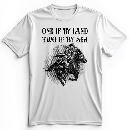 One If By Land Premium Tee White / S