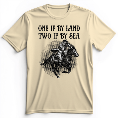 One If By Land Premium Tee Natural / S