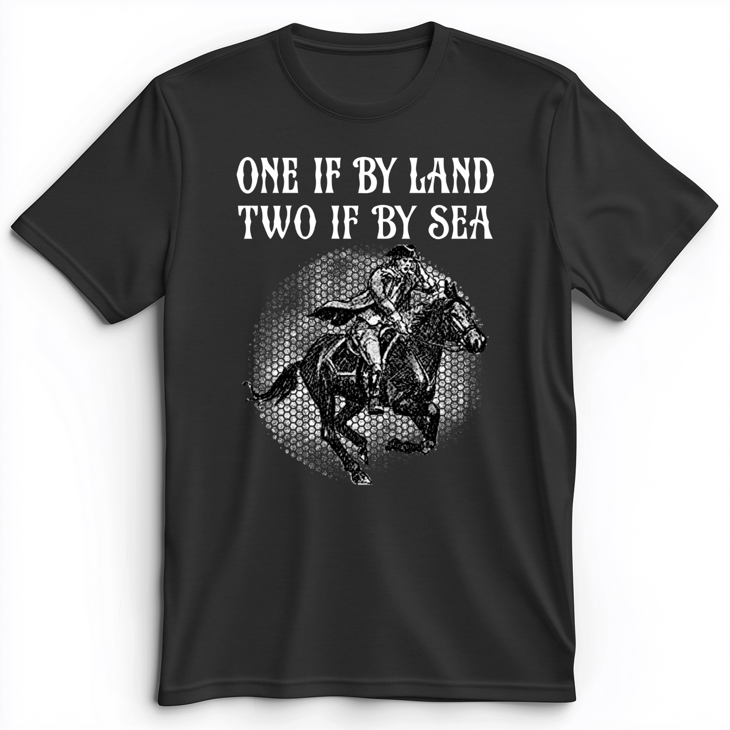One If By Land Premium Tee Dark Grey Heather / S
