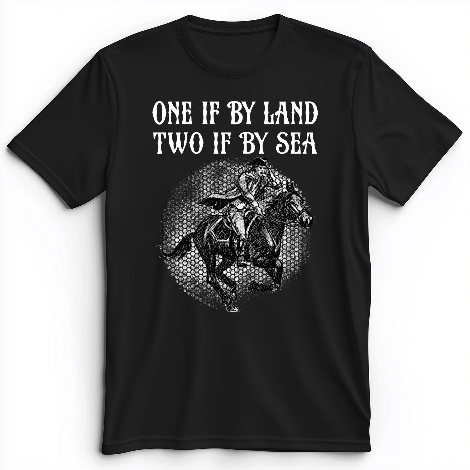One If By Land Premium Tee Black / S