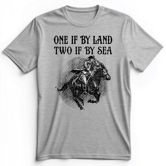 One If By Land Premium Tee Athletic Heather / S