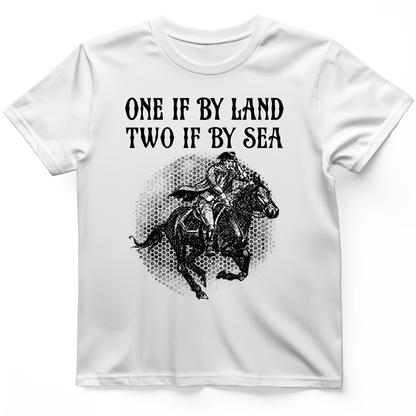 One If By Land T-Shirt White / S