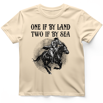 One If By Land T-Shirt Natural / S