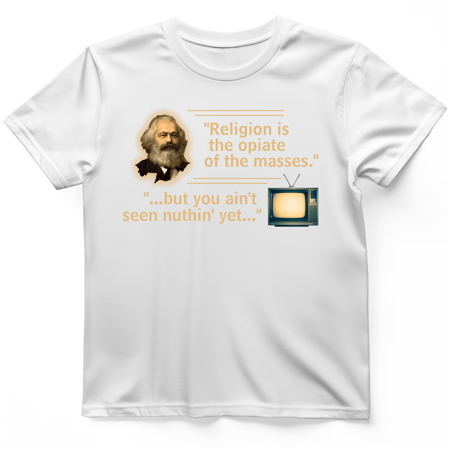 Opiate of Masses T-Shirt White / S