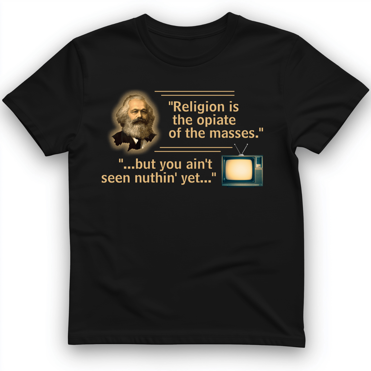 Opiate of Masses T-Shirt Black / S