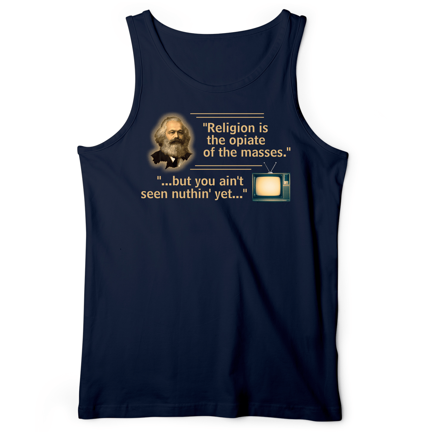 Opiate Of Masses Tank Navy / XS