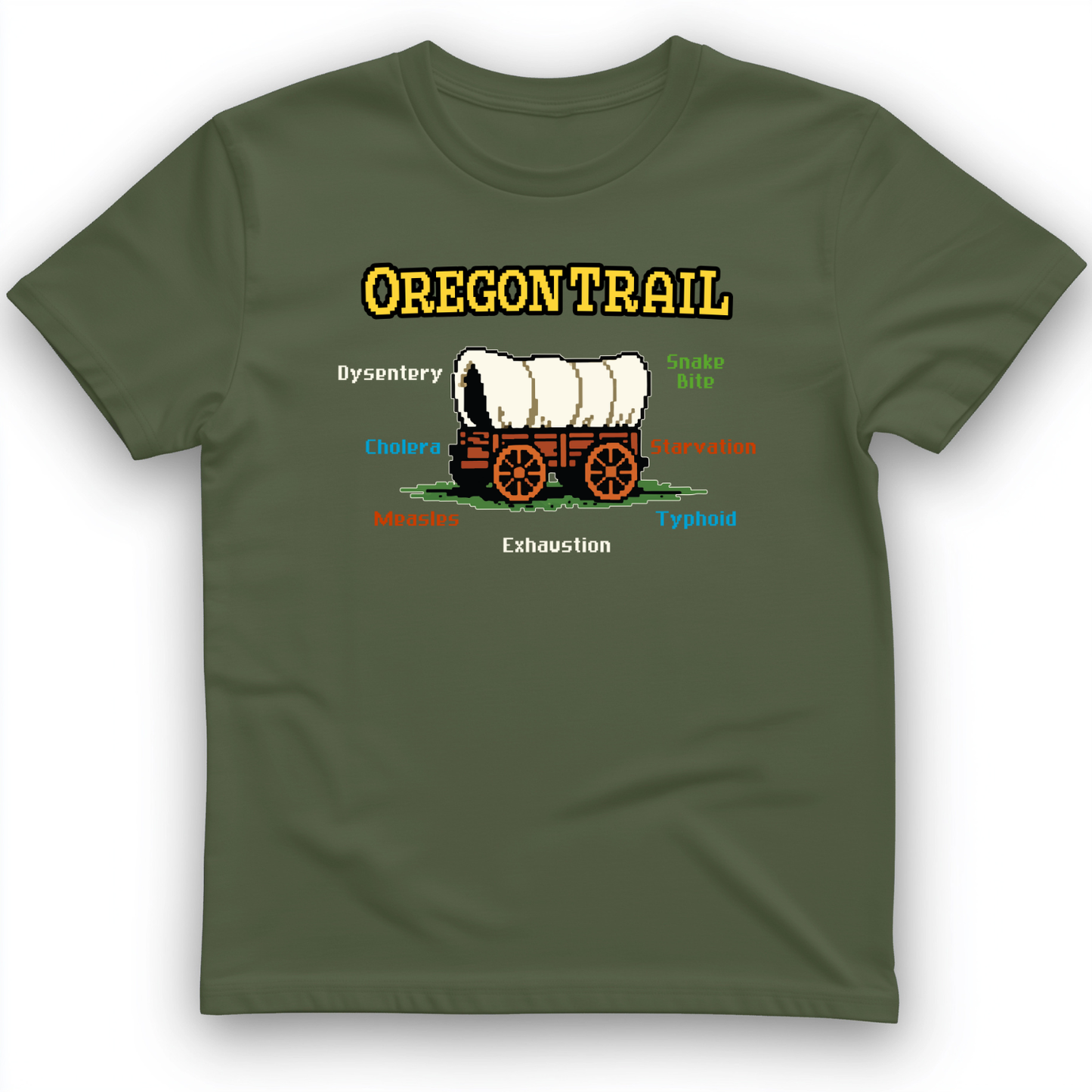 Oregon Trail T-Shirt Military Green / S