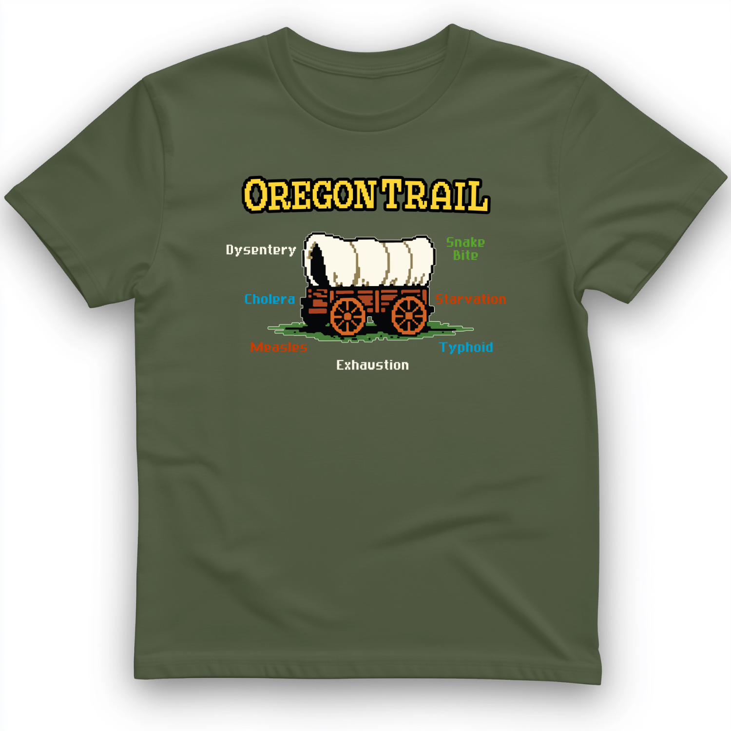 Oregon Trail T-Shirt Military Green / S