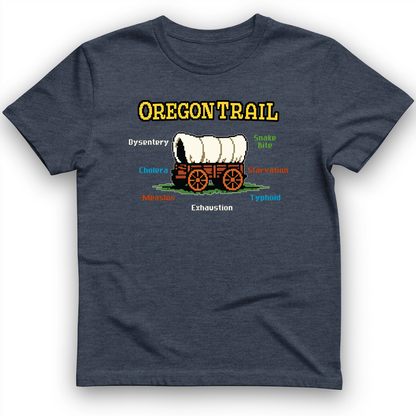 Oregon Trail T-Shirt Heather Navy / S