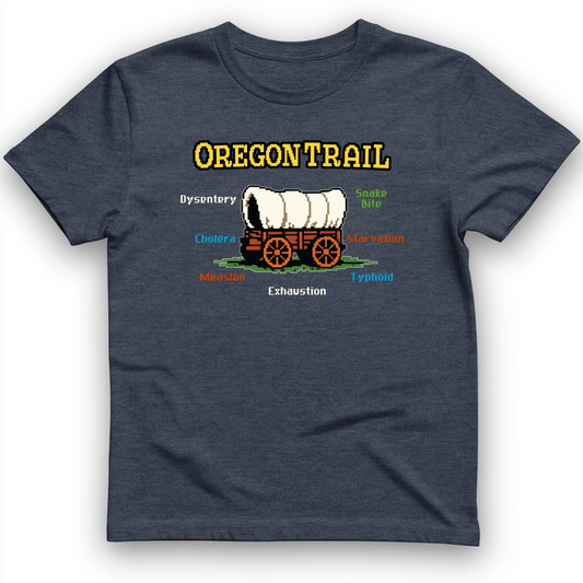 Oregon Trail T-Shirt Heather Navy / S
