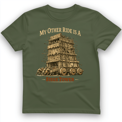 Other Ride Siege Tower T-Shirt Military Green / S