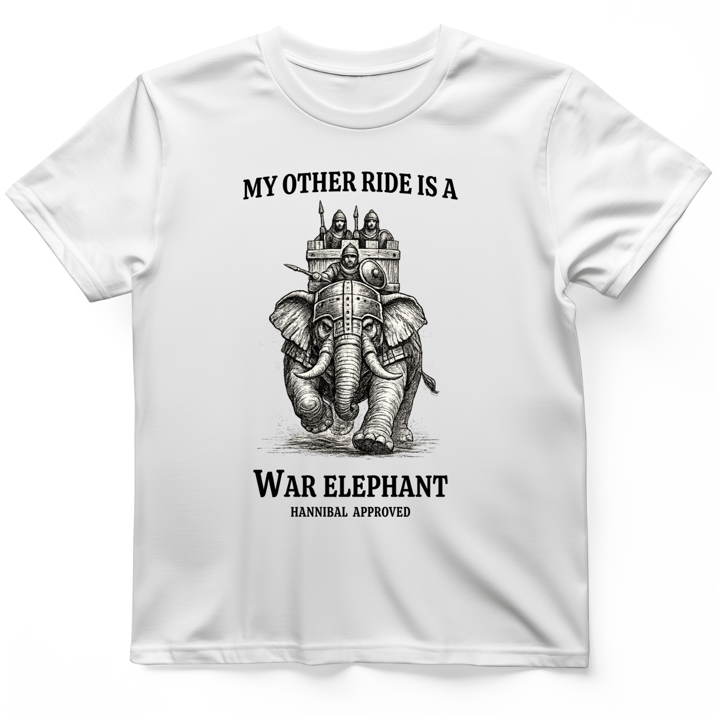 Other Ride War Elephant T-Shirt White / S