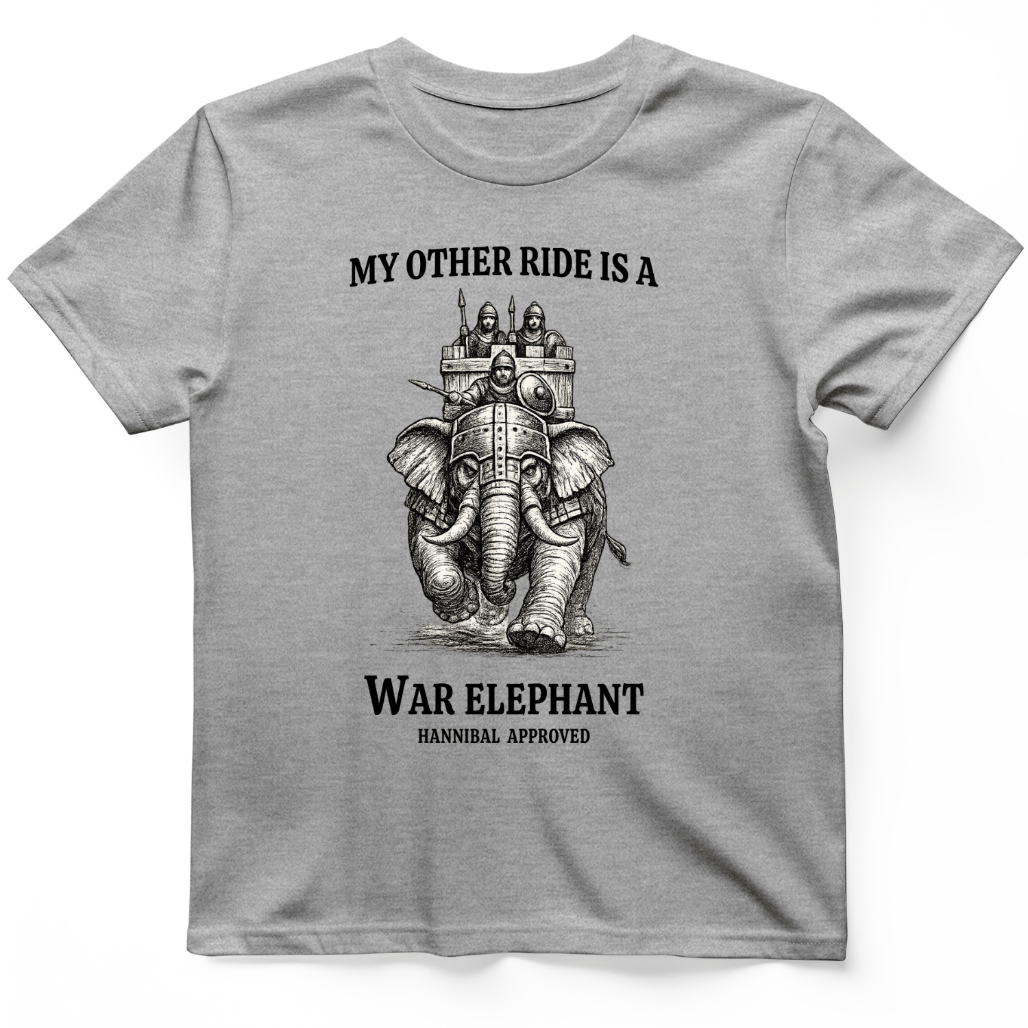 Other Ride War Elephant T-Shirt Sport Grey / S