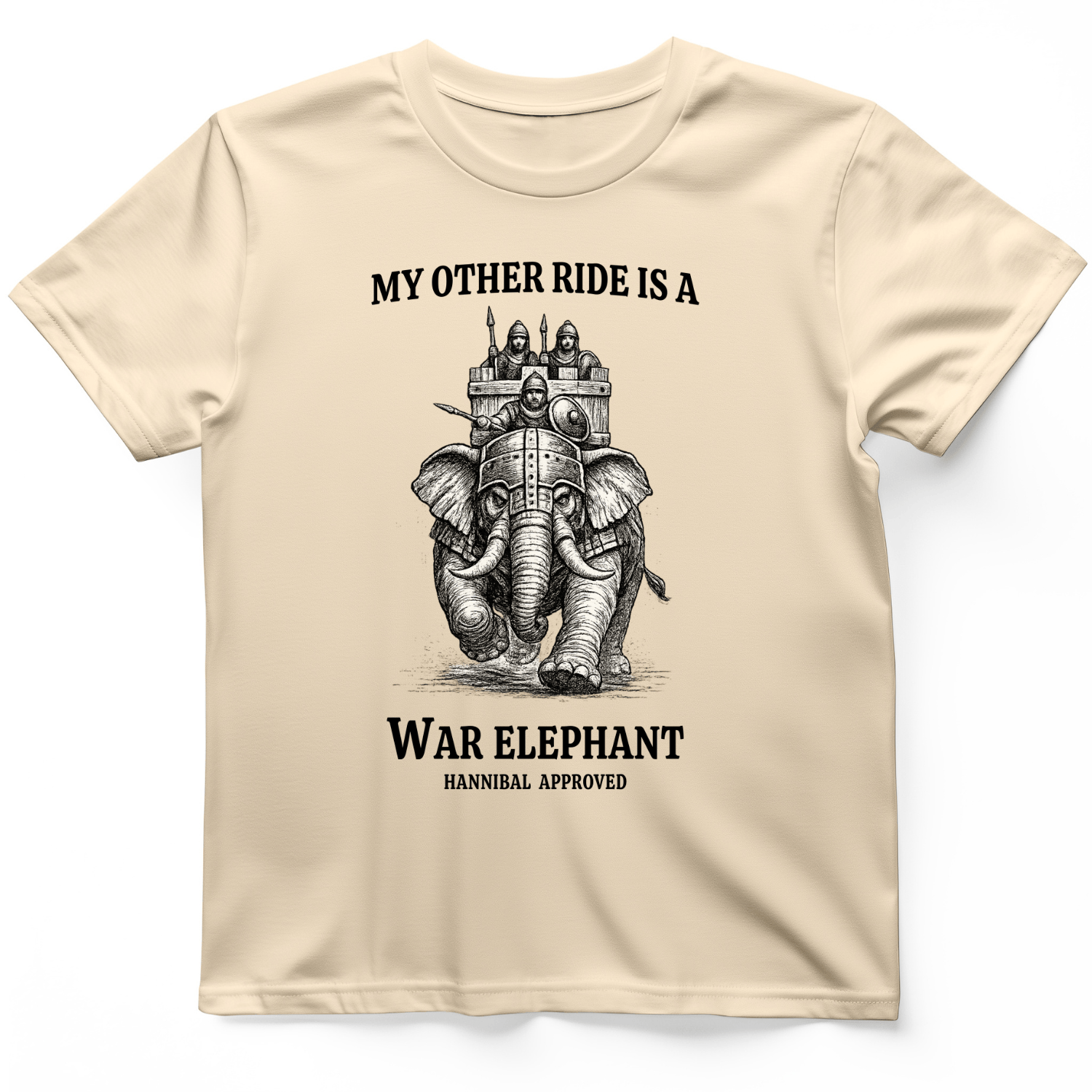 Other Ride War Elephant T-Shirt Natural / S