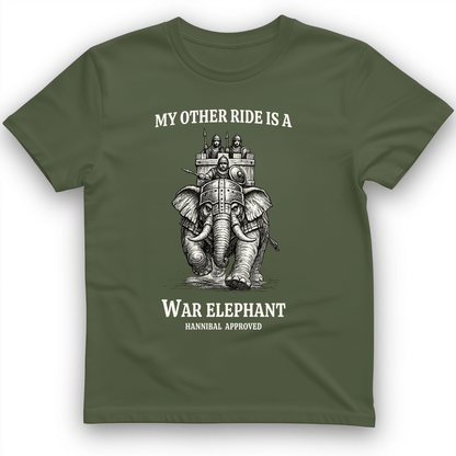 Other Ride War Elephant T-Shirt Military Green / S