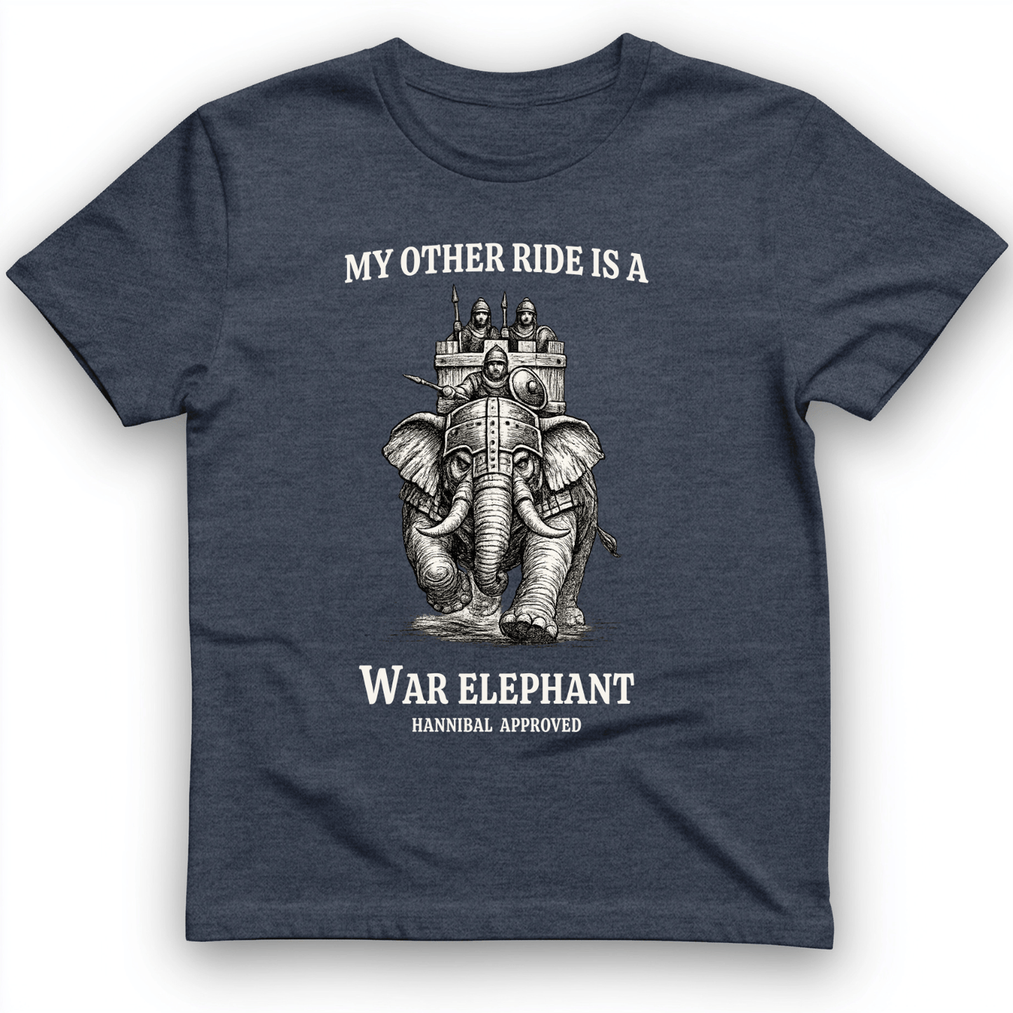Other Ride War Elephant T-Shirt Heather Navy / S