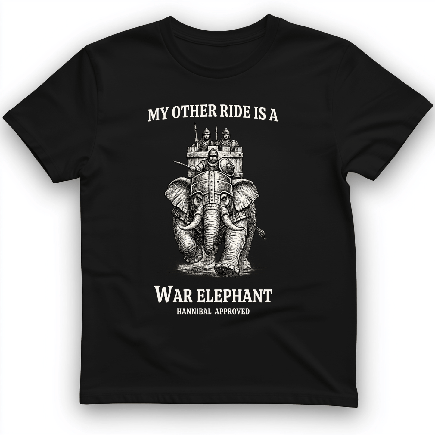 Other Ride War Elephant T-Shirt Black / S