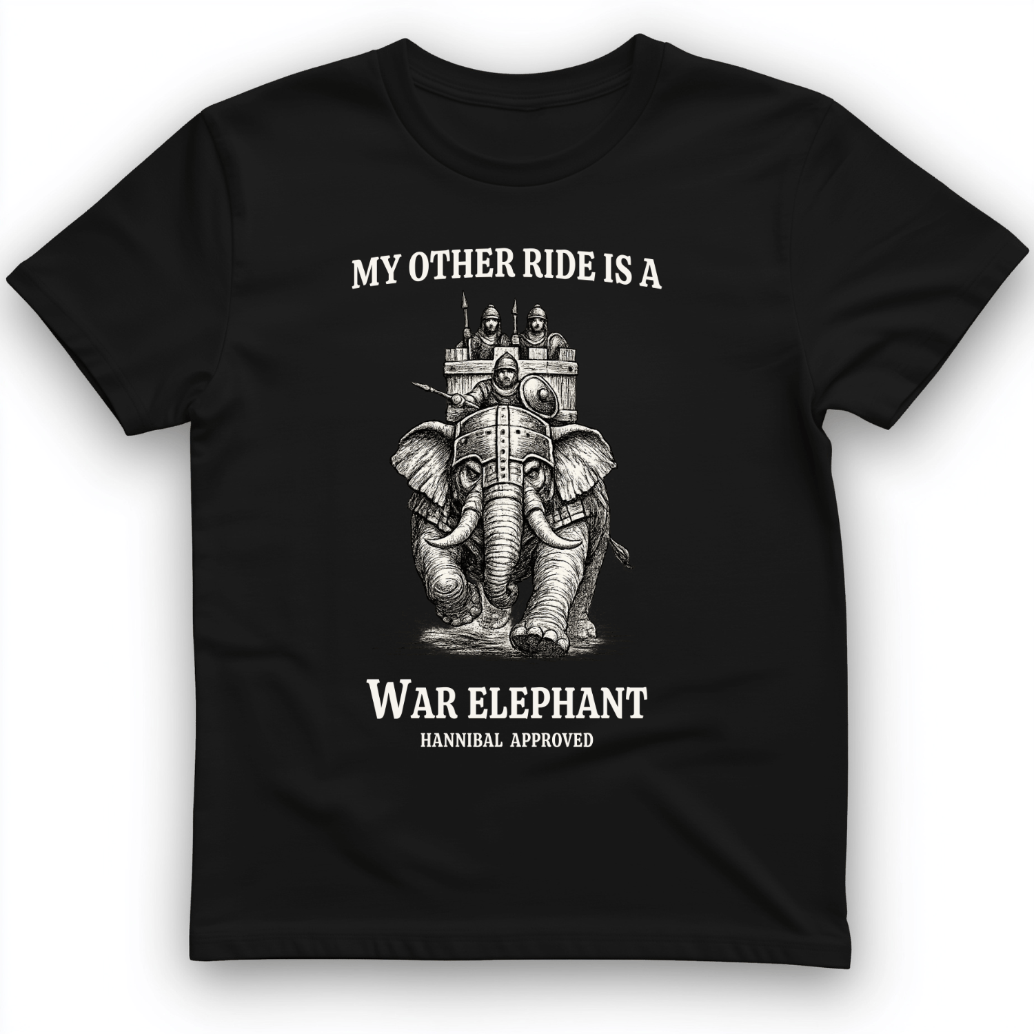 Other Ride War Elephant T-Shirt Black / S
