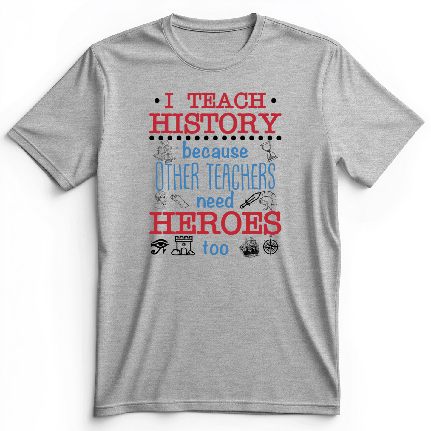 Other Teachers Premium Tee Athletic Heather / S